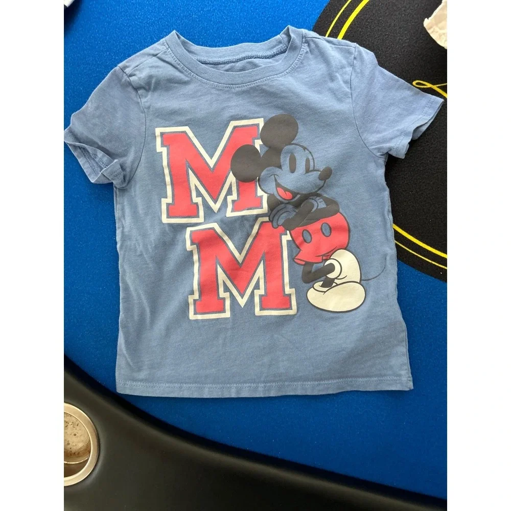 Lot of 5 Baby Gap 4T Mixed Pajamas PJ tank top & pants & Disney Mickey tee